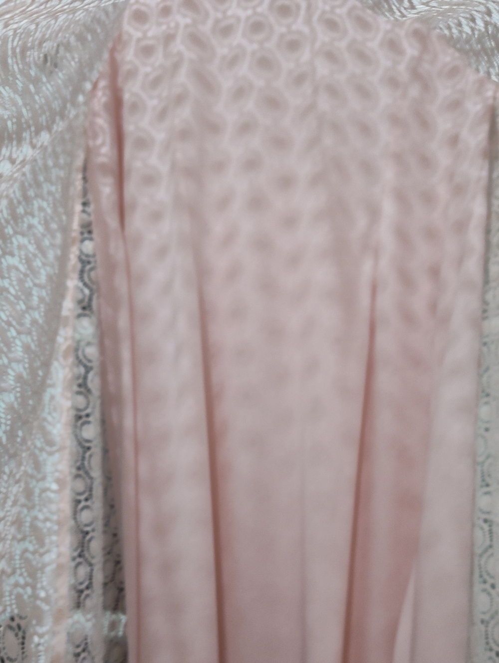 Lane Bryant Blush Pink Lace Overlay Dress, Size 14-16 - Picture 6 of 9